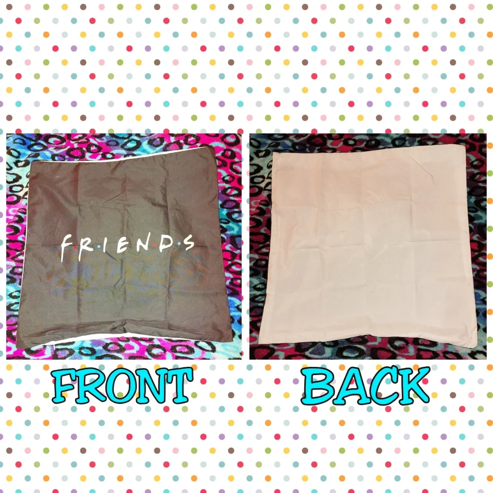 Unbranded Friends TV Decorative Square Throw Pillow Case/Pillow Cover 18x18 inch